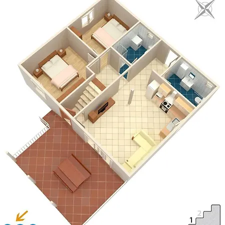 Seaside Family Friendly House With A Swimming Pool Brna - Vinacac, Korcula - 9266 * Прижба