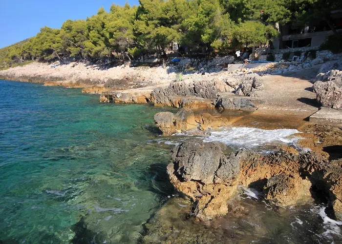 Seaside Family Friendly House With A Swimming Pool Brna - Vinacac, Korcula - 9266 Prázdninový dům